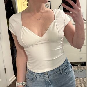 Elegant White Women's Top